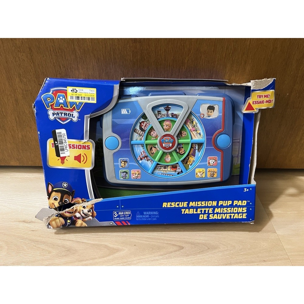 Paw Patrol Academy Rescue Mission Pup Pad,‎ Interactive Toy with Lights, Sounds.